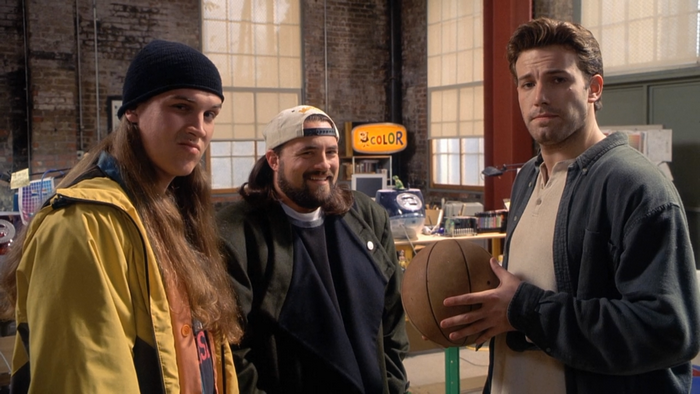 Jay and Silent Bob with Holden from Mallrats