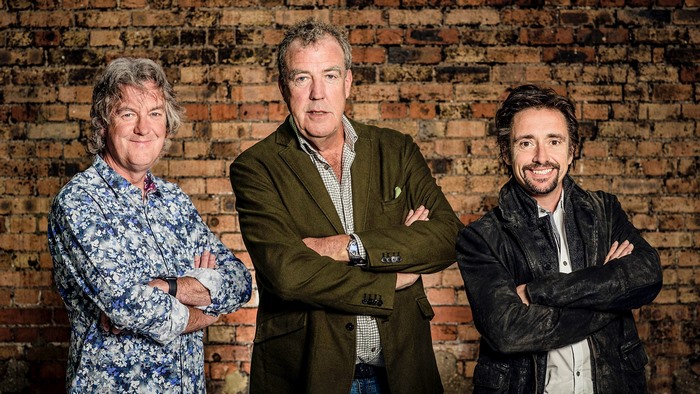Jeremy Clarkson, Richard Hammond, and James May