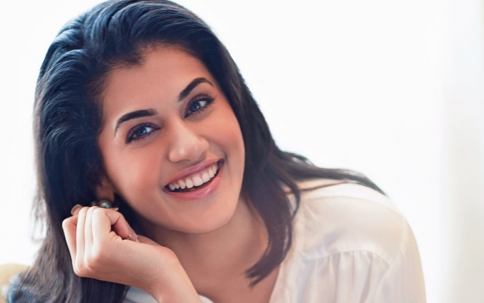 Taapsee Pannu smiling