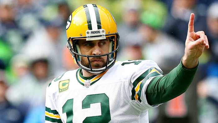 Aaron Rodgers of the Green Bay Packers