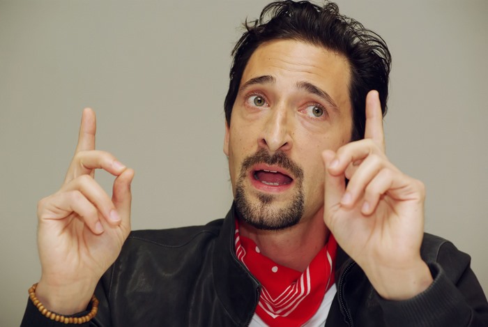 Adrien Brody with red bandana
