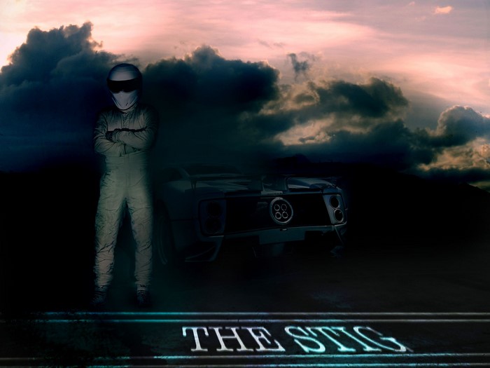 The Stig with a car