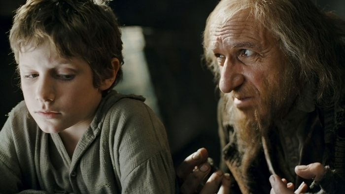 Ben Kingsley and a boy