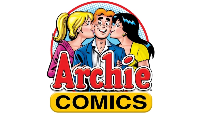 Archie Comics logo with Archie, Betty, and Veronica