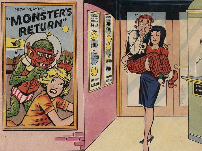 Betty Cooper and Veronica Lodge in a comic panel