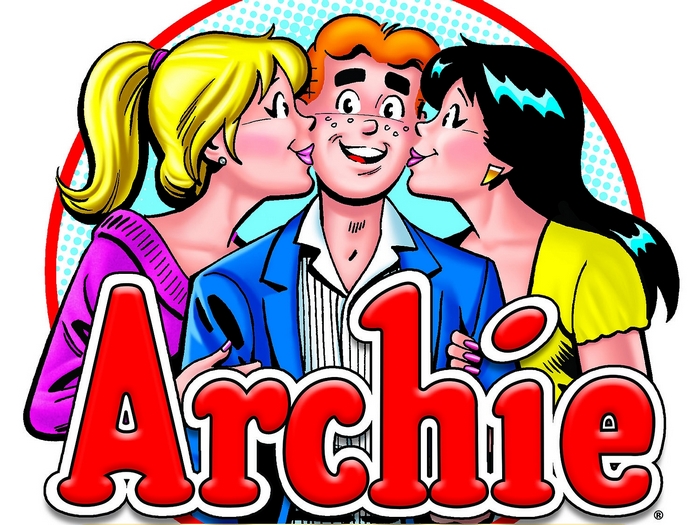 Archie Comics characters Archie, Betty, and Veronica