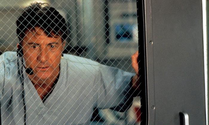 Dustin Hoffman in a hospital setting