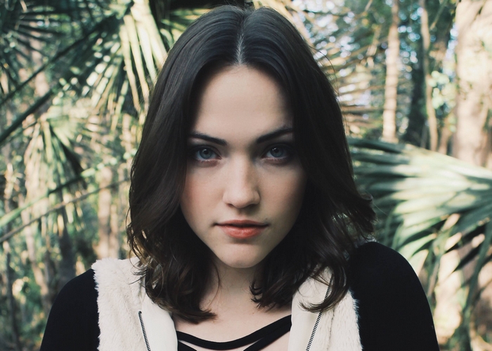 Violett Beane in a Forest