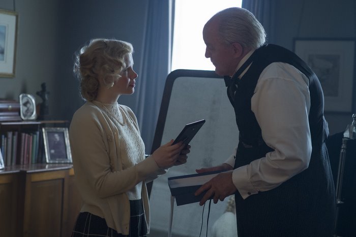 Winston Churchill and a woman