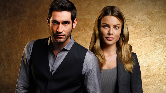 Lucifer Morningstar and Eve from Lucifer