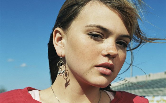 Aimee Teegarden outdoors