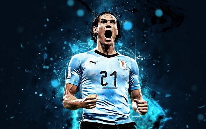 Edinson Cavani from Uruguay