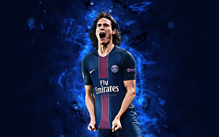 Edinson Cavani from Paris Saint-Germain
