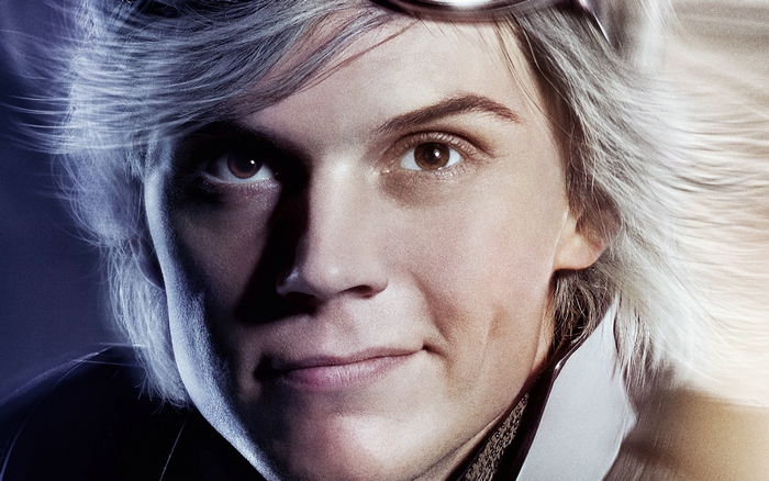 Close-up Portrait of Evan Peters with Intense Expression