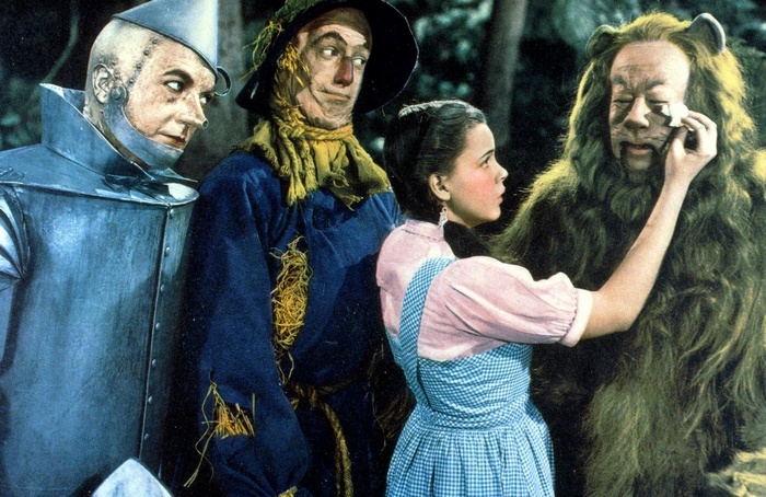 Dorothy, Tin Man, Scarecrow, and Cowardly Lion from The Wizard of Oz