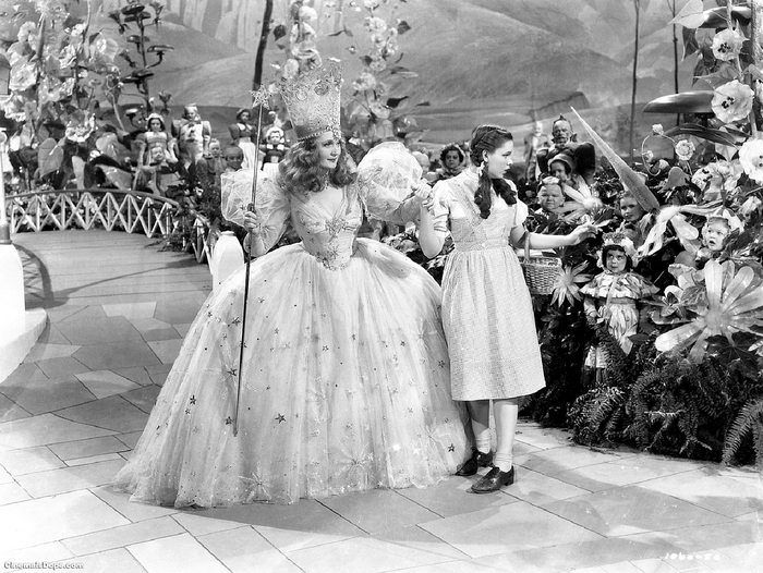 Glinda the Good Witch and Dorothy from The Wizard of Oz