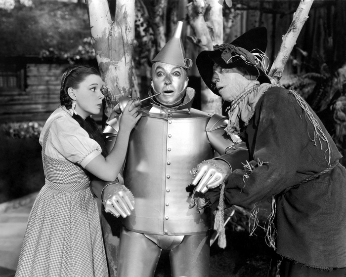 Dorothy, Tin Man, and Scarecrow from The Wizard of Oz