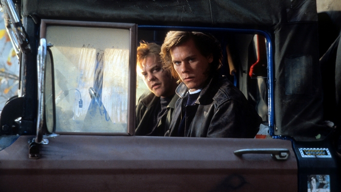 Kiefer Sutherland in a car