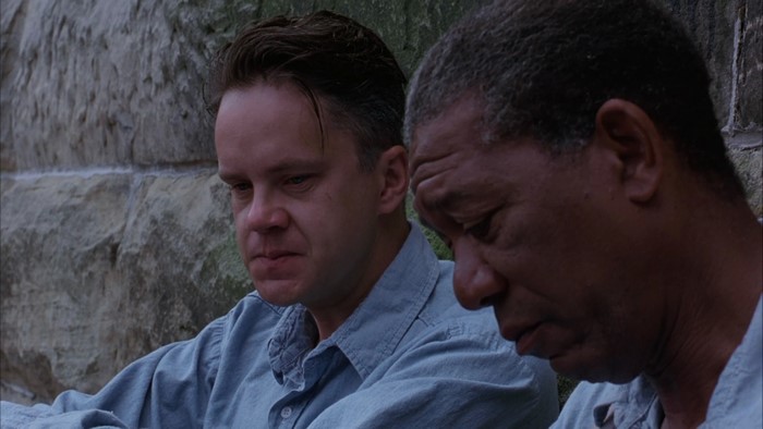 Andy Dufresne and Ellis Boyd 'Red' Redding from The Shawshank Redemption