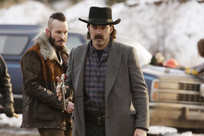 Tim Rozon in a Western-style scene