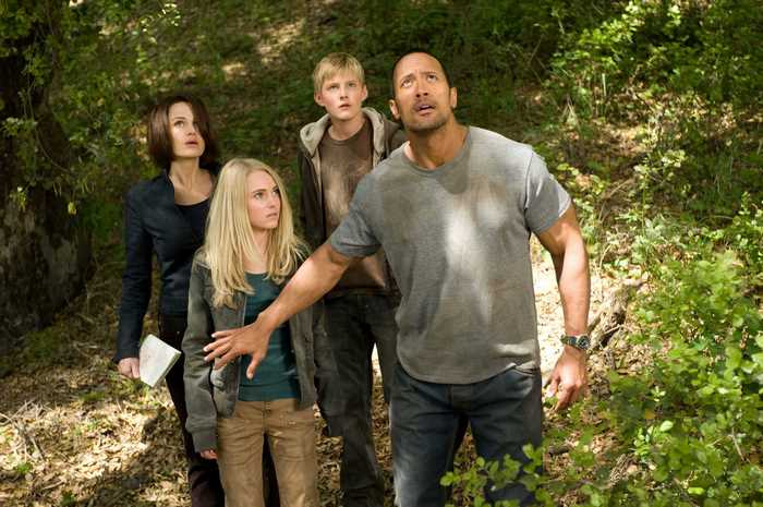 Alexander Ludwig and others in a forest