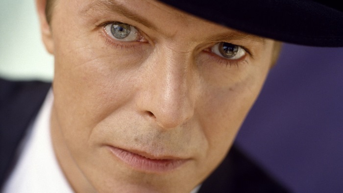 David Bowie wearing a hat