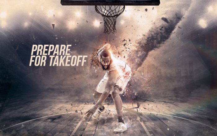 James Harden Prepare for Takeoff