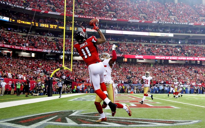 Julio Jones from Atlanta Falcons in a football game