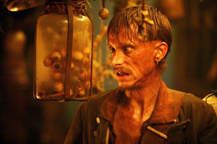 Mackenzie Crook in a jar of eyes