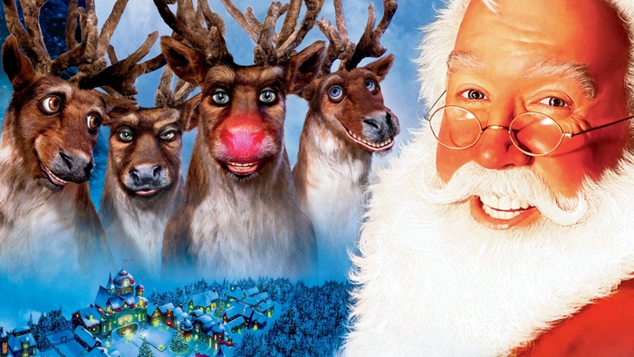 Santa Claus and Reindeer from The Santa Clause