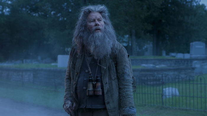 Tom Waits in a Cemetery