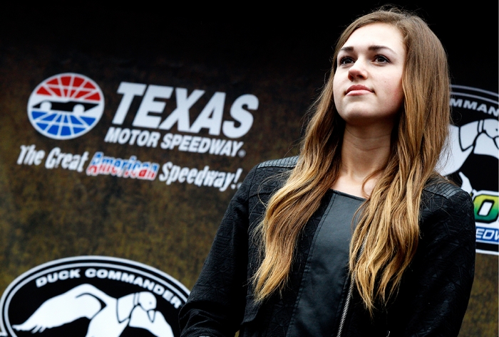 Sadie Robertson at Texas Motor Speedway