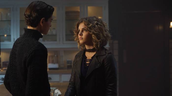 Selina Kyle and Bruce Wayne from Gotham