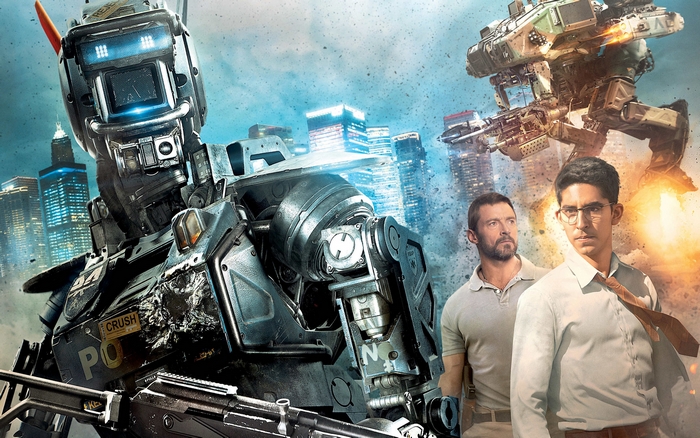 Chappie and Dev Patel