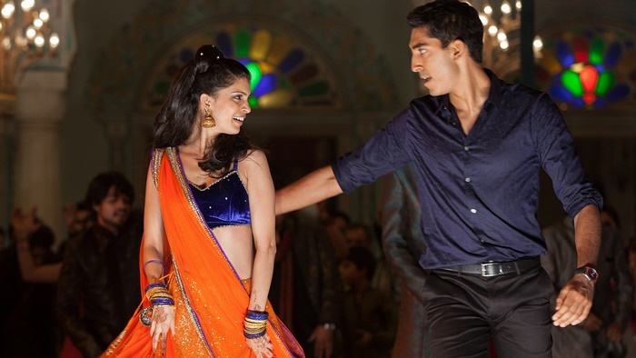 Dev Patel and Sonam Kapoor dancing
