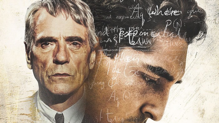 Jeremy Irons and Dev Patel in The Man Who Knew Infinity