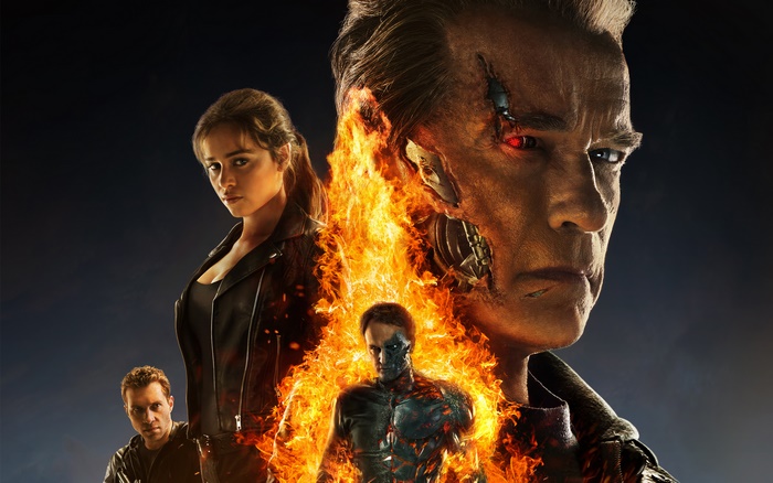Terminator Genisys: Arnold Schwarzenegger, Emilia Clarke, Jason Clarke