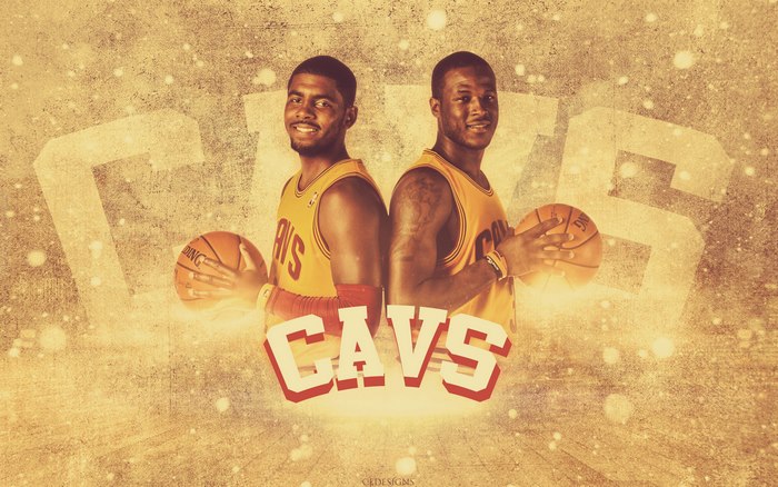 Kyrie Irving and Dion Waiters for the Cleveland Cavaliers