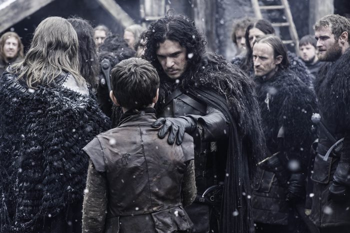 Jon Snow and boy in Game of Thrones