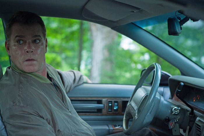 Ray Liotta in a car