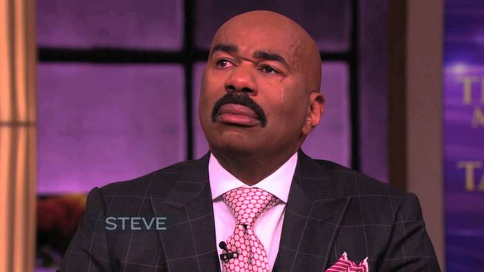 Steve Harvey crying on The Steve Harvey Show