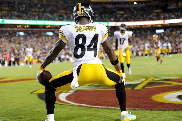 Antonio Brown of the Pittsburgh Steelers