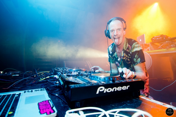 Fatboy Slim DJing with Pioneer Equipment