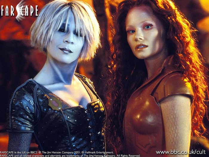 Farscape: Aeryn Sun and Chiana from Farscape