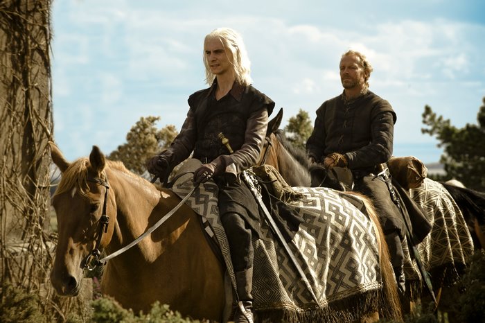 Harry Lloyd on horseback