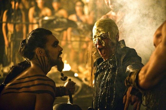 Khal Drogo and Viserys Targaryen from Game of Thrones