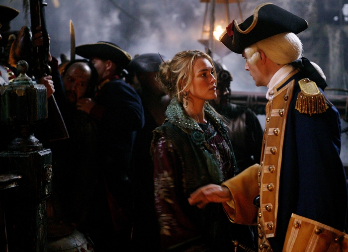 Elizabeth Swann and Commodore Norrington from Pirates of the Caribbean