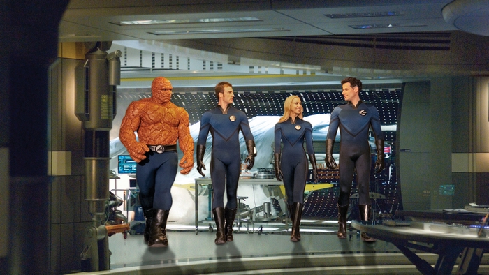 The Thing, Reed Richards, Sue Storm, and Ben Grimm from Fantastic Four