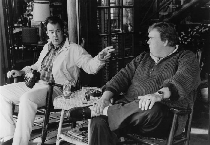John Candy sitting with another man