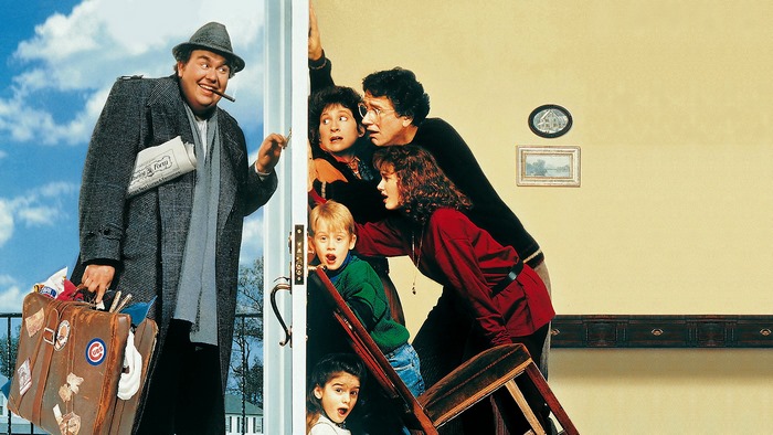John Candy and family in Planes, Trains and Automobiles